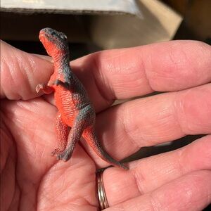 Red and Gray Dino Toy 1354